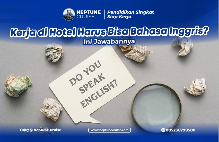 apakah kerja di hotel harus bisa bahasa Inggri